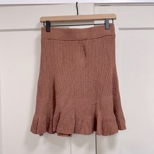 Free people knit skirt